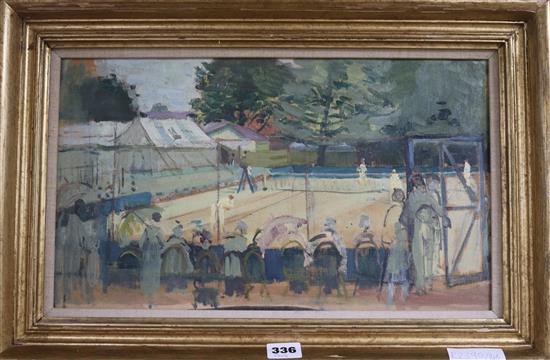 S.J. Jorge Tennis tournament 24 x 31cm